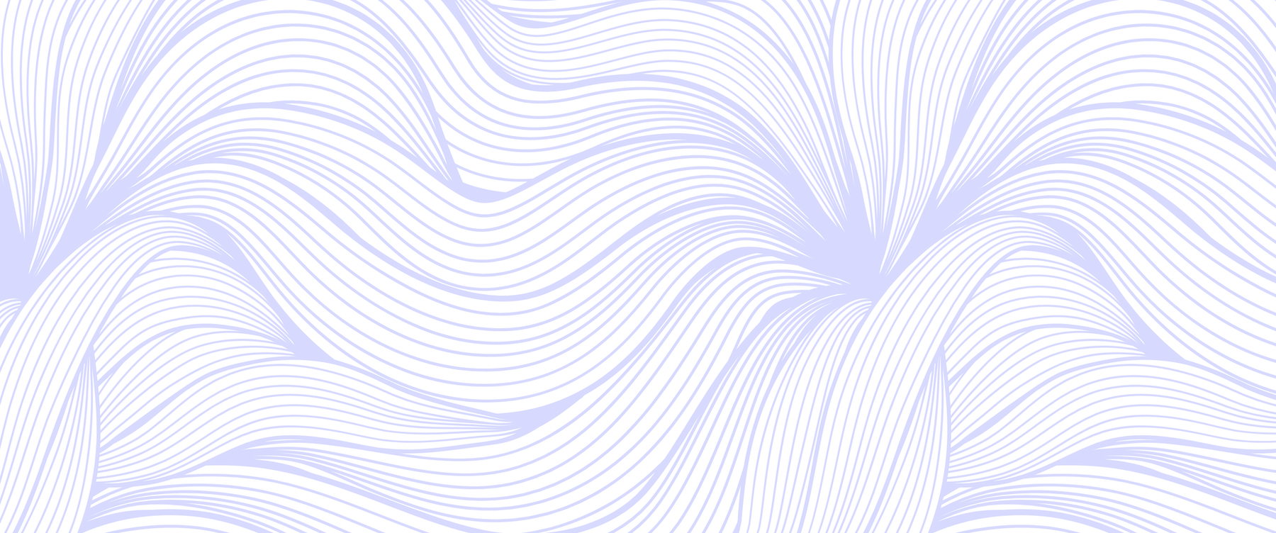 Abstract pattern of wavy black lines on a purple background.