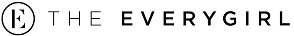 Logo for The Everygirl, featuring stylized text in a modern font.